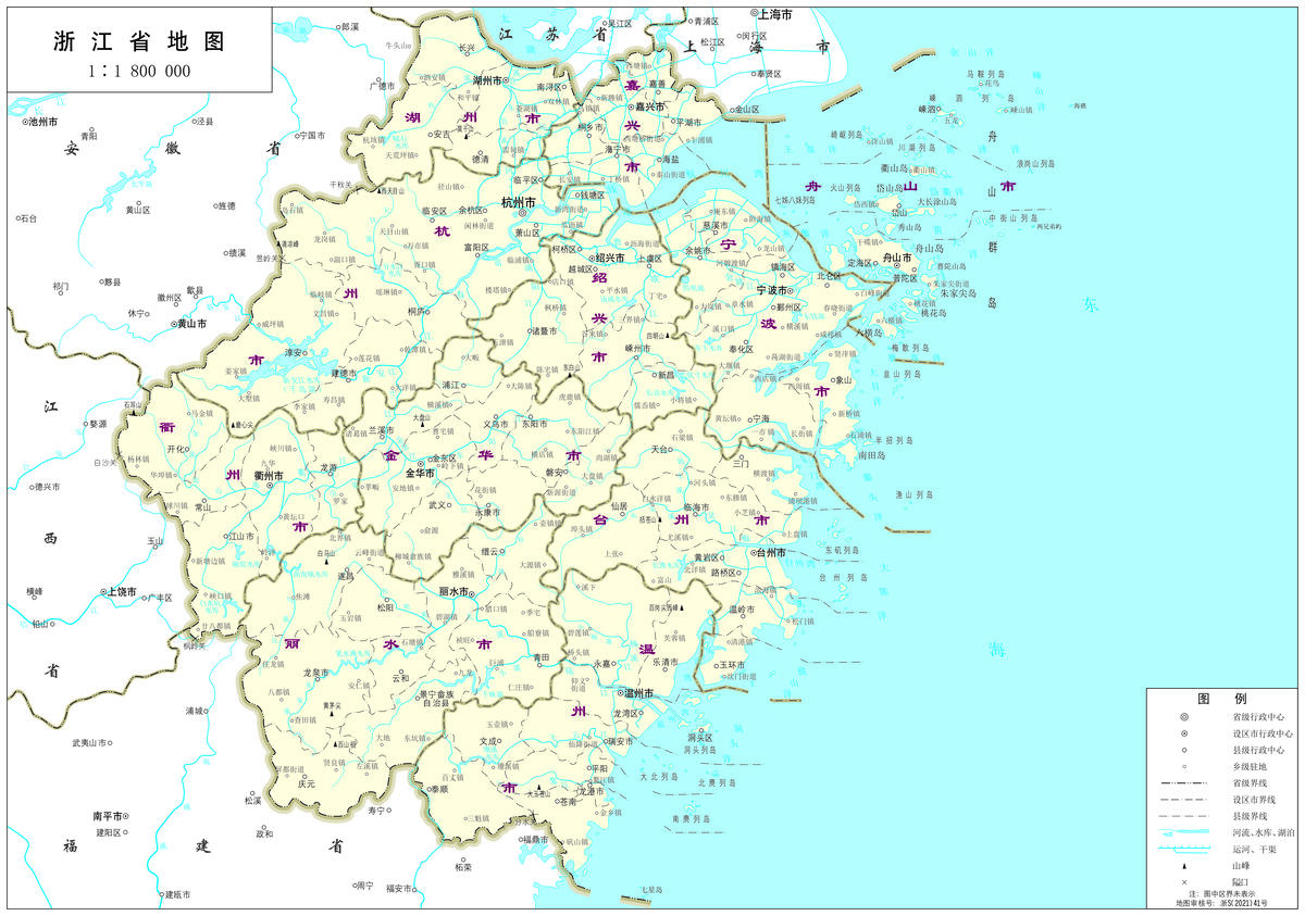 浙江最新版本标准地图出炉 有最新的台州-台州频道